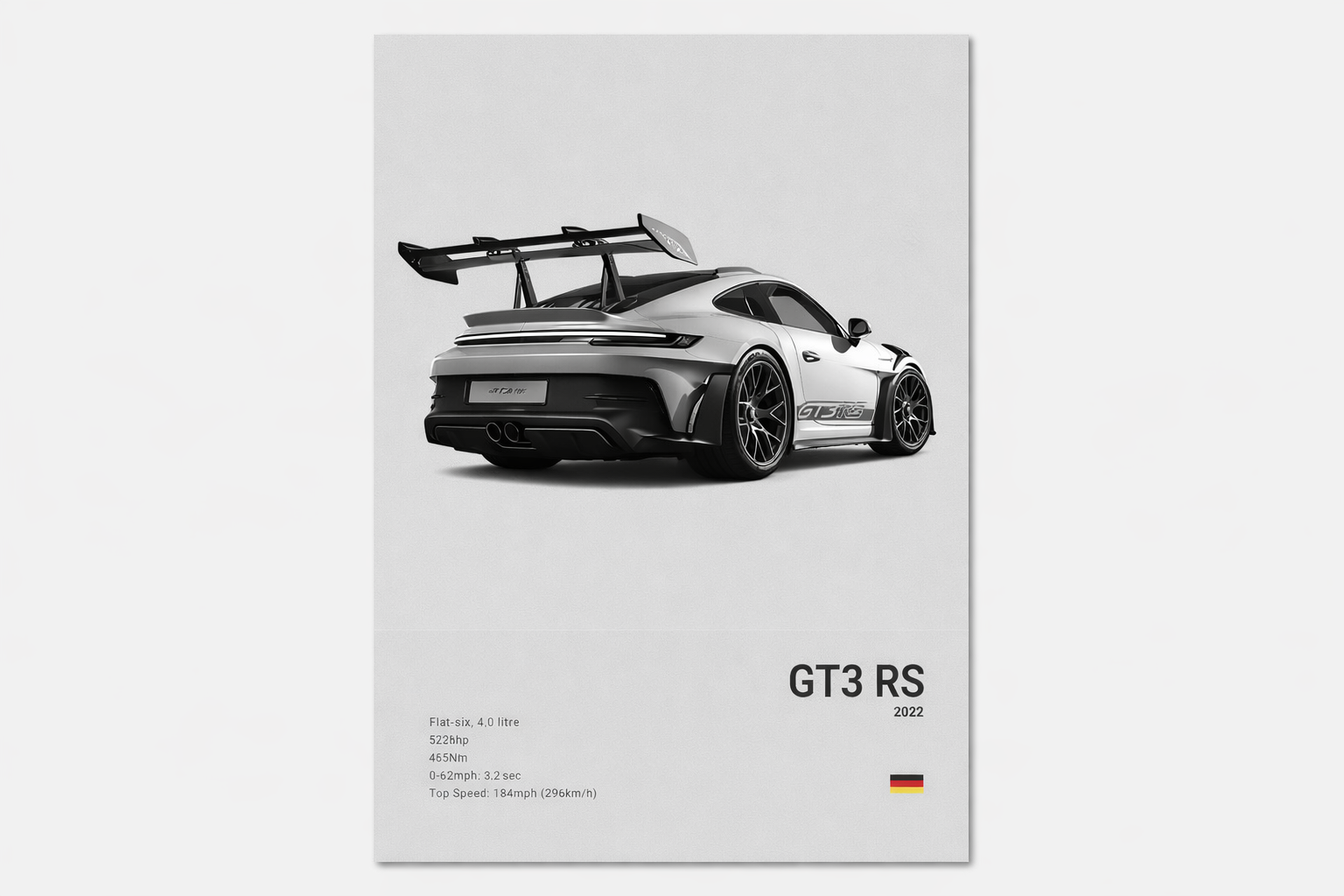Cuadro Porsche GT3 RS